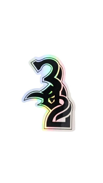 302 Sox Holographic Sticker
