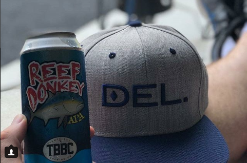 DEL. Wool Blend Snapback (Heather Grey / Navy)