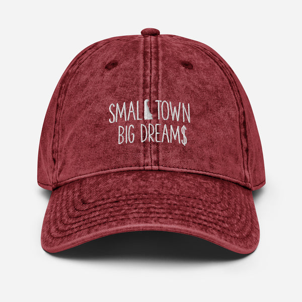 Small Town Big Dream$ - Vintage Cotton Twill Cap