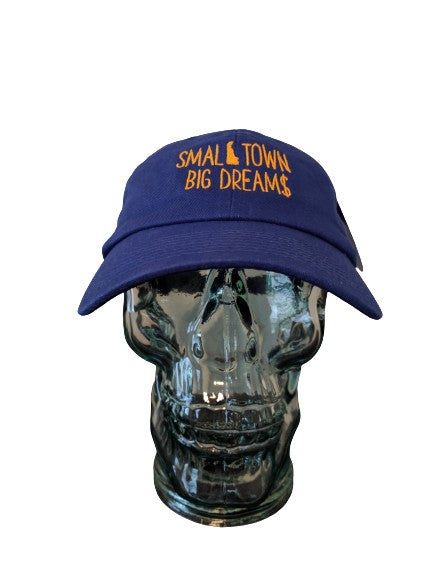 Small Town Big Dream$ Dad Hat (Royal Blue)