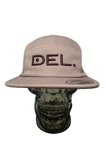 DEL. 5 Panel Hat (Silver)