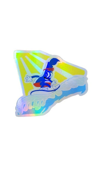 DelaDude Surf Holographic Sticker