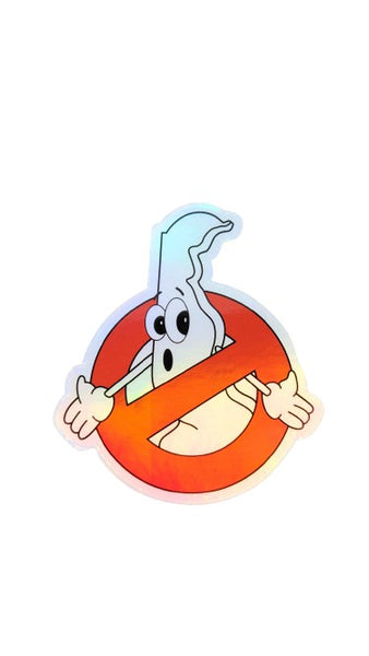 DelaDude Ghostbusters Holographic Sticker