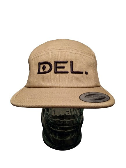 DEL.™ 5 Panel Hat (Khaki)