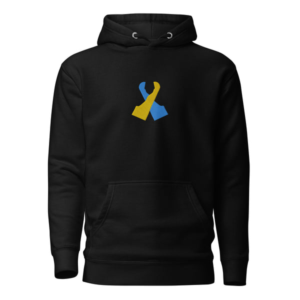 Delaware X Logo Embroidered Hoodie