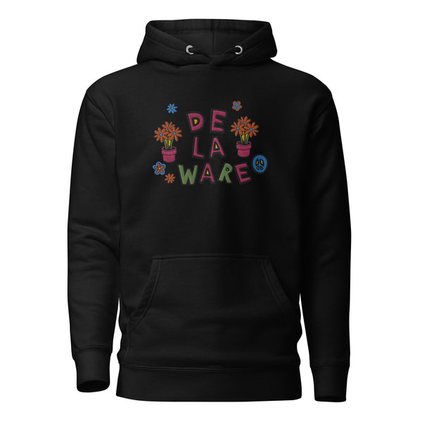 DE LA WARE Embroidered Hoodie