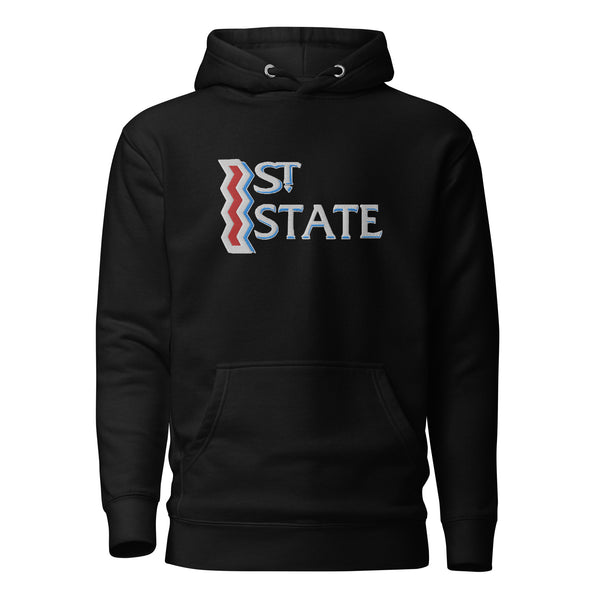 1st State Ides Embroidered Hoodie