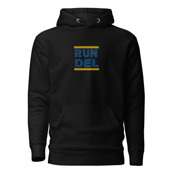 RUN DEL Embroidered Hoodie