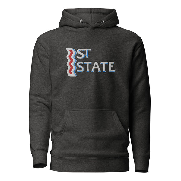 1st State Ides Embroidered Hoodie