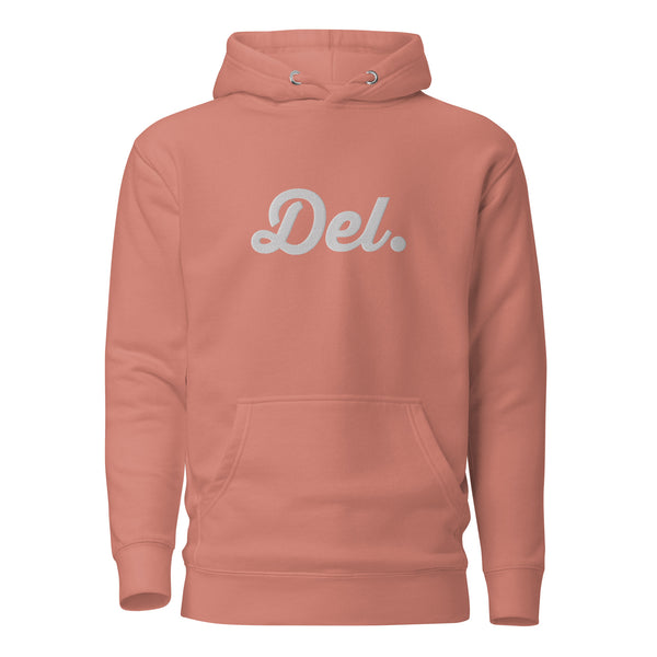 DEL. Dot Cursive Embroidered Hoodie