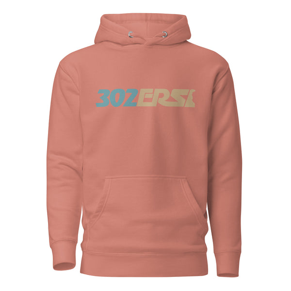 302ers Buff and Blue Unisex Hoodie