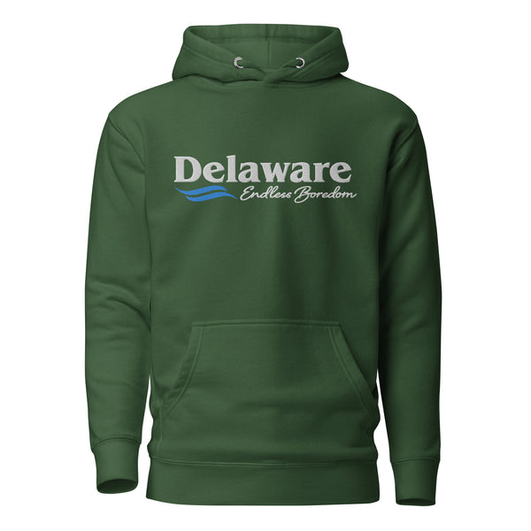 Delaware Endless Boredom Embroidered Hoodie