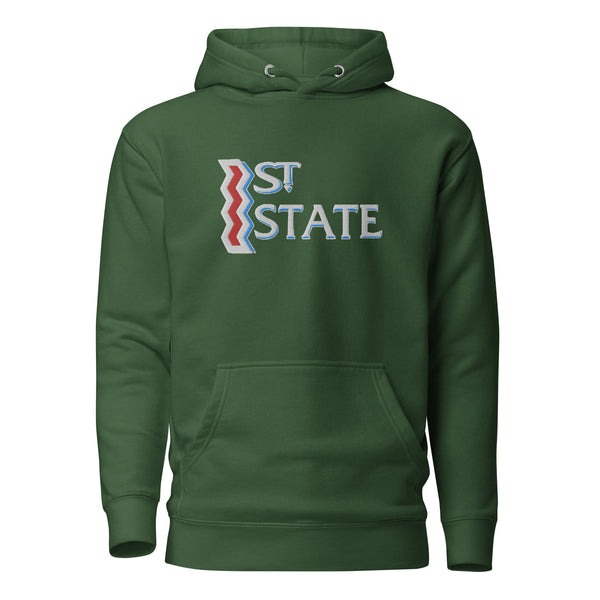 1st State Ides Embroidered Hoodie
