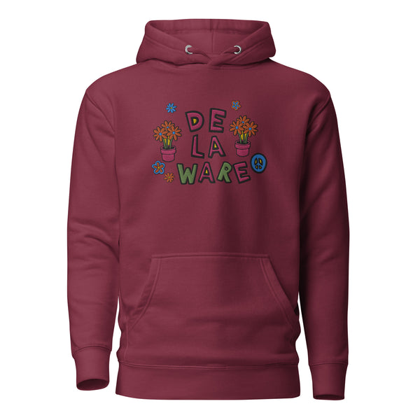 DE LA WARE Embroidered Hoodie