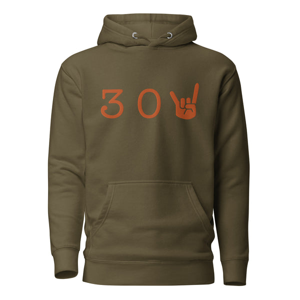 302 Hook 'Em Embroidered Hoodie