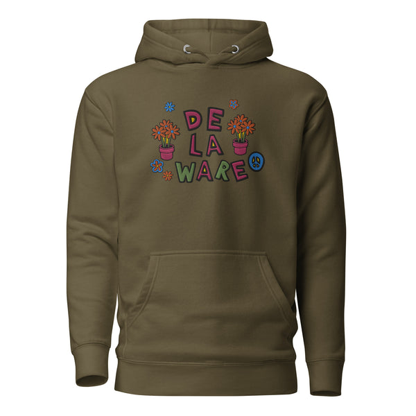 DE LA WARE Embroidered Hoodie
