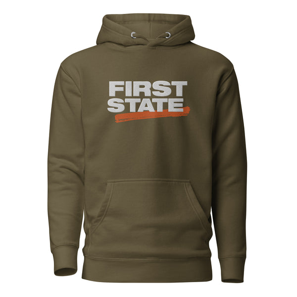 First State Embroidered Hoodie