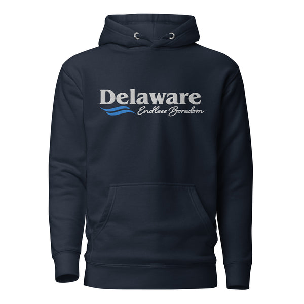 Delaware Endless Boredom Embroidered Hoodie