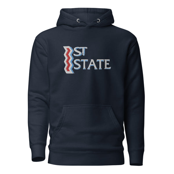 1st State Ides Embroidered Hoodie
