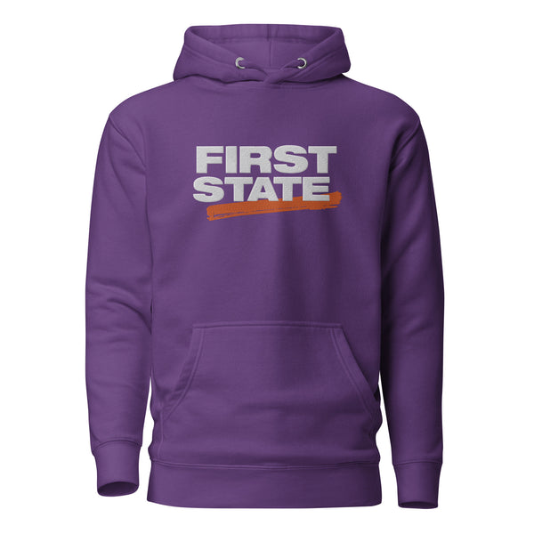 First State Embroidered Hoodie