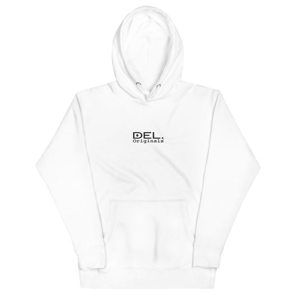 DEL. Originals Embroidered Trademark Unisex Hoodie